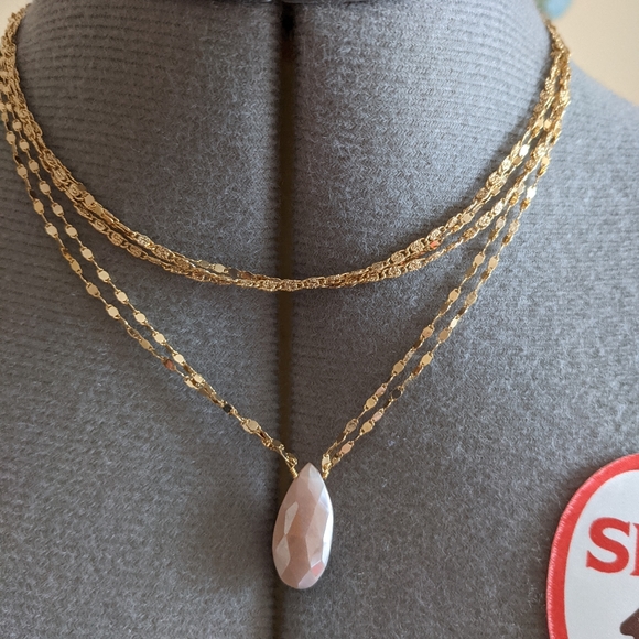 NWT Serefina for Anthro Dreamlake layered necklace - Picture 2 of 3
